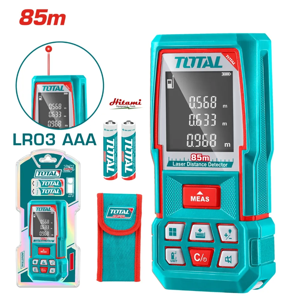 Total 85m Laser Distance Detector | TMT570268 - Bespoke Series